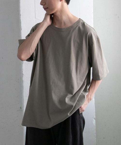 FORK&SPOON（フォークアンドスプーン）の「FORK&SPOON　R Side Pocket T-shirts（Tシャツ/カットソー・メンズ・モカ/ライトグレー・4/5）」の20枚目の写真