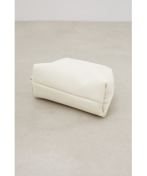 AZUL by moussy（アズールバイマウジー）の「中綿キルティングポーチ（ポーチ・レディース・アイボリー/ブルー/ブラック・FREE）」の14枚目の写真