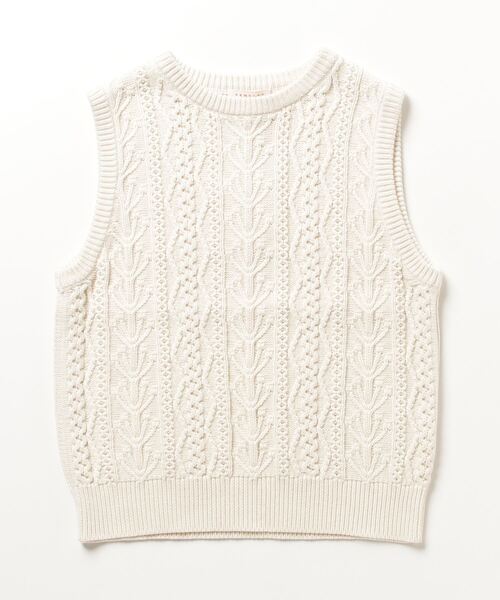 DEMYLEE（デミリー）の「DEMYLEE/デミリー SANA VEST（ベスト・レディース・イエロー/ナチュラル・SMALL）」の2枚目の写真