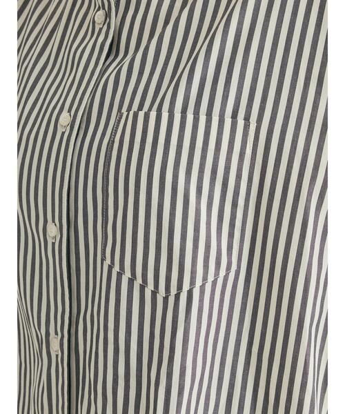 CRAFT STANDARD BOUTIQUE(クラフトスタンダードブティック)の「バンドカラーシャツ(シャツ/ブラウス・レディース・ネイビー系2/グレー系その他2/ブラウン系その他4/ブルー系その他6/オフホワイト/マルチ・L/S/M)」の12枚目の写真