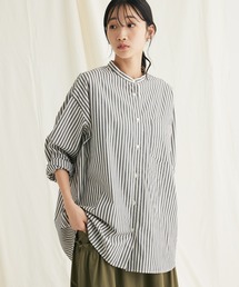 CRAFT STANDARD BOUTIQUE | 【追加】バンドカラーシャツ　◆(シャツ/ブラウス)