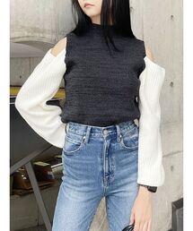 MURUA | カットスリーブニット(ニット/セーター)