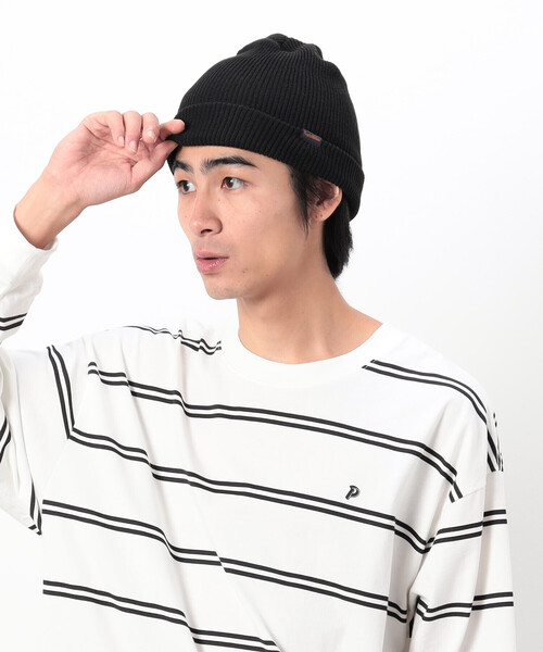 Purple&Yellow（パープルアンドイエロー）の「３ＷＡＹ ロールワッチキャップ（ニットキャップ/ビーニー・メンズ・ブラック/グレー/アイボリー・FREE）」の11枚目の写真