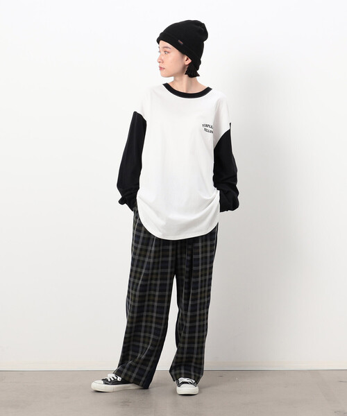 Purple&Yellow（パープルアンドイエロー）の「３ＷＡＹ ロールワッチキャップ（ニットキャップ/ビーニー・メンズ・ブラック/グレー/アイボリー・FREE）」の12枚目の写真