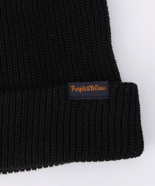 Purple&Yellow（パープルアンドイエロー）の「３ＷＡＹ ロールワッチキャップ（ニットキャップ/ビーニー・メンズ・ブラック/グレー/アイボリー・FREE）」の19枚目の写真