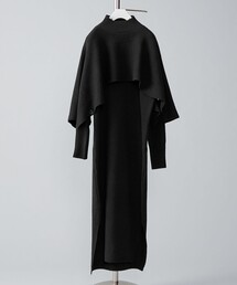 ＜CITEN＞レイヤード ニット ワンピース