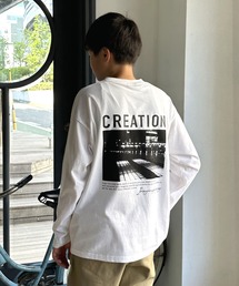 GLAZOS | アソートバックフォトプリント長袖Tシャツ(その他トップス)