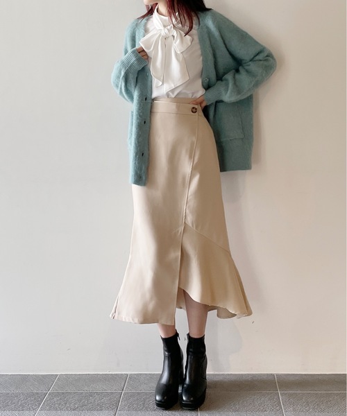 one way（ワンウェイ）の「アシメマーメードスカート（スカート・レディース・ブラック/グレー系その他/ベージュ・FREE）」の15枚目の写真