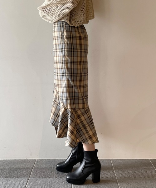 one way（ワンウェイ）の「アシメマーメードスカート（スカート・レディース・ブラック/グレー系その他/ベージュ・FREE）」の22枚目の写真