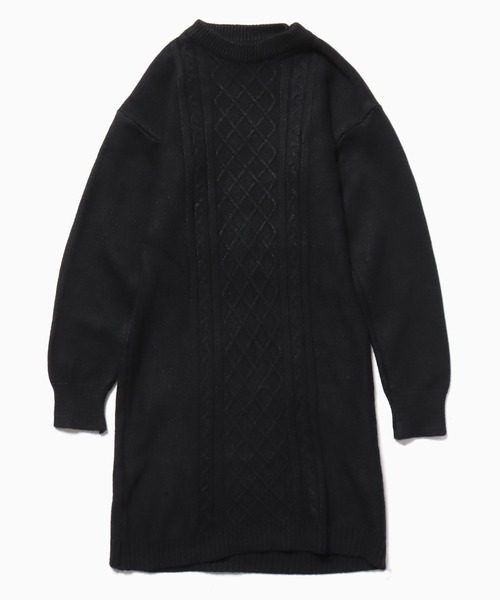 Chick（チック）の「▲Back Open Knit Tight Dress / バックオープンニットミニワンピース（ワンピース・レディース・ホワイト/ブラック/グレー・FREE）」の8枚目の写真