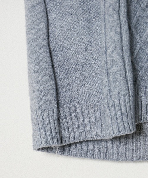 Chick（チック）の「▲Back Open Knit Tight Dress / バックオープンニットミニワンピース（ワンピース・レディース・ホワイト/ブラック/グレー・FREE）」の21枚目の写真