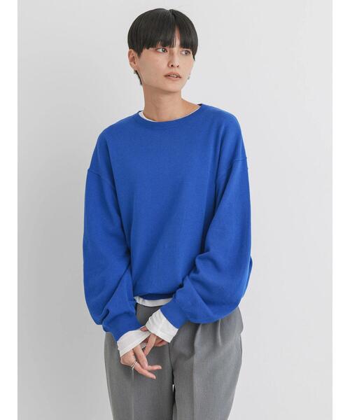 セール】ボリュームスリーブハイゲージニットプルオーバー（ニット