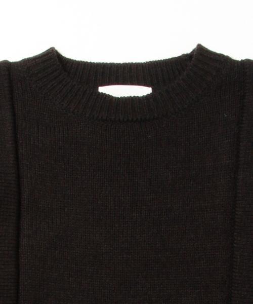 CAROLINA GLASER（カロリナ グレイサー）の「CAROLINA GLASER / ニット＋チェックワンピース（ワンピース・レディース・ブラック・ONE SIZE）」の21枚目の写真