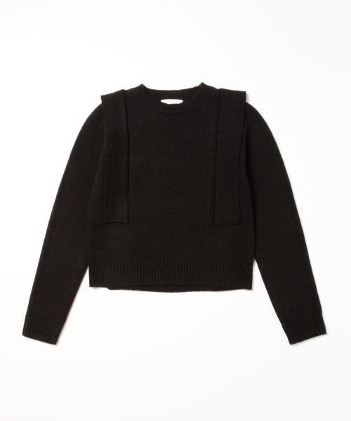 CAROLINA GLASER（カロリナ グレイサー）の「CAROLINA GLASER / ニット＋チェックワンピース（ワンピース・レディース・ブラック・ONE SIZE）」の17枚目の写真