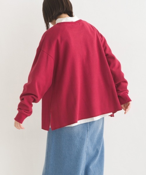 OMNES（オムネス）の「ニットリブAライン長袖プルオーバー（ニット/セーター・レディース・ピンク系その他/ベージュ/チャコール/キャメル・FREE）」の12枚目の写真