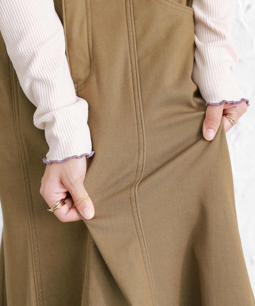 osharewalker（オシャレウォーカー）の「【機能素材】『裏ベロアマーメイドスカート』（スカート・レディース・ボルドー/ブラック/ベージュ/ネイビー・1/2）」の12枚目の写真