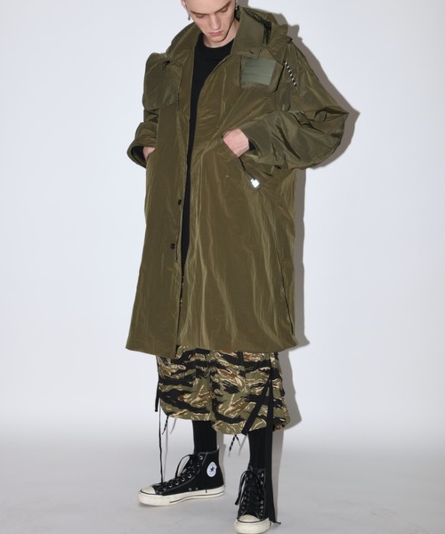 2WAYステンカラーコート（ユニセックス）Soutien collar field top