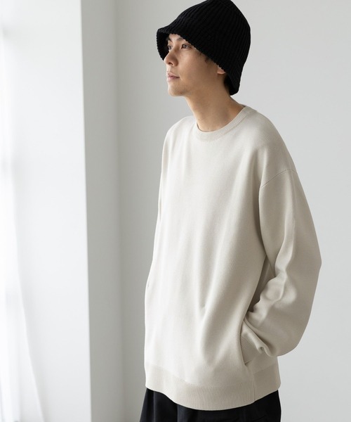 LAKOLE（ラコレ）の「ニットバケットハット / 980397（ハット・メンズ・ホワイト/ブラック/ベージュ・9）」の15枚目の写真