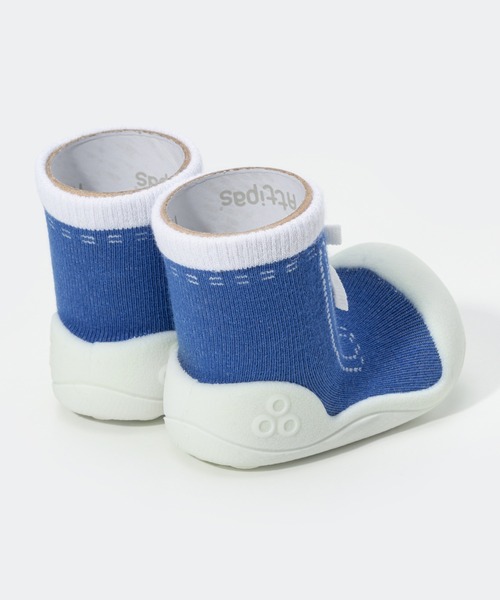 Attipas(アティパス)の「ATTIPAS BABYSHOE アティパス ソックスシューズ スニーカーズ(ベビーシューズ/ベビーソックス・キッズ・レッド/ピンク/ブルー/グレー/パープル・5.5/6.5/4.5/3.5)」の10枚目の写真