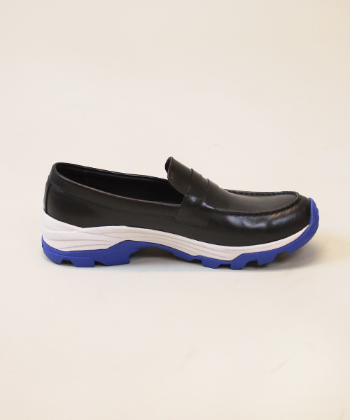 SAINT LAURENT ブラック ローファー レザーモカシン Vibram ル