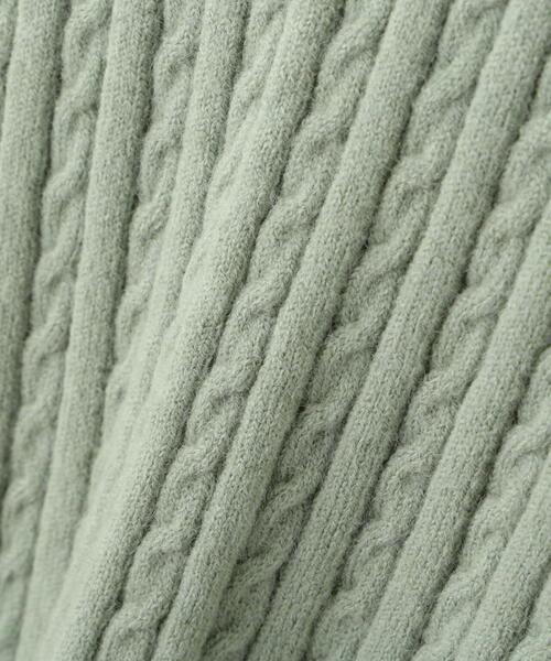 FREE'S MART（フリーズマート）の「◆配色トリミングハイネックニット（ニット/セーター・レディース・ライトグリーン/ブラック/ホワイト・FREE）」の16枚目の写真