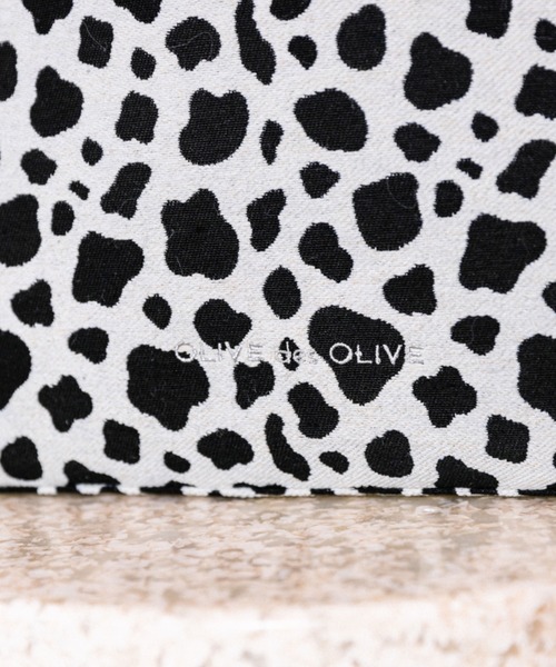 OLIVE des OLIVE（オリーブデオリーブ）の「オリーブロゴ刺繍入りトートバッグ　1032120150（トートバッグ・レディース・アイボリー/ブラック/その他・FREE）」の10枚目の写真