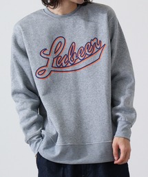 College logo print brushed lining sweatshirt / カレッジロゴ プリント 裏起毛トレーナー スウェット unisex