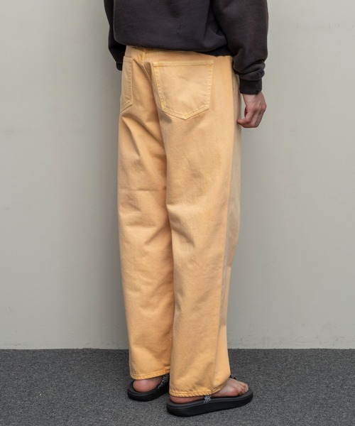 BAL（バル）の「【BAL（バル）/2024春夏】LOOSE FIT PIGMENT DYE 5P JEAN（デニムパンツ・メンズ・ブルーグリーン/オレンジ/チャコール・1/2/3）」の10枚目の写真