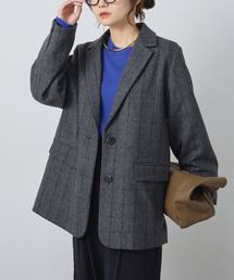 PUAL CE CIN | チェックテーラードジャケット(テーラードジャケット)