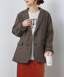PUAL CE CIN | チェックテーラードジャケット(テーラードジャケット)