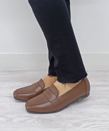 MODE KAORI（モードカオリ）の「【本革】スクエアコインローファー/6711（ローファー）」