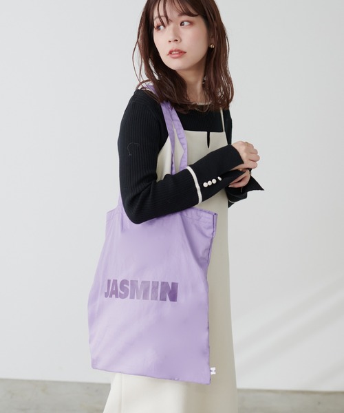 natural couture(ナチュラルクチュール)の「ma petal カラフル参戦トートバック(ショルダーバッグ・レディース・ミント/ピンク/パープル/ブラック/レッド/オフホワイト/オレンジ/ブルー/イエロー・FREE)」の6枚目の写真