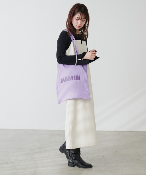 natural couture(ナチュラルクチュール)の「ma petal カラフル参戦トートバック(ショルダーバッグ・レディース・ミント/ピンク/パープル/ブラック/レッド/オフホワイト/オレンジ/ブルー/イエロー・FREE)」の16枚目の写真