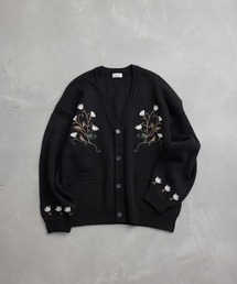 JUNRED | チェストフラワールーズカーディガン(カーディガン/ボレロ)