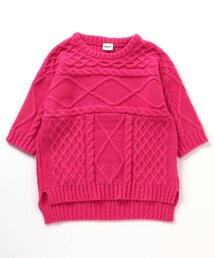 BREEZE（ブリーズ）の「【洗える】ケーブルニットワンピース（ワンピース・キッズ）」