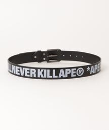 エイプ　マルチカラー パッチワーク レザーベルト Mサイズ A BATHING APE ア ベイシング エイプ ベルト サイズ:M 00s