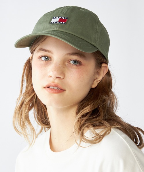 tommy jeans(トミー ジーンズ)の「ヘリテージキャップ(キャップ・メンズ・ベージュ/ブラック/カーキ/ホワイト/ネイビー・FREE)」の4枚目の写真