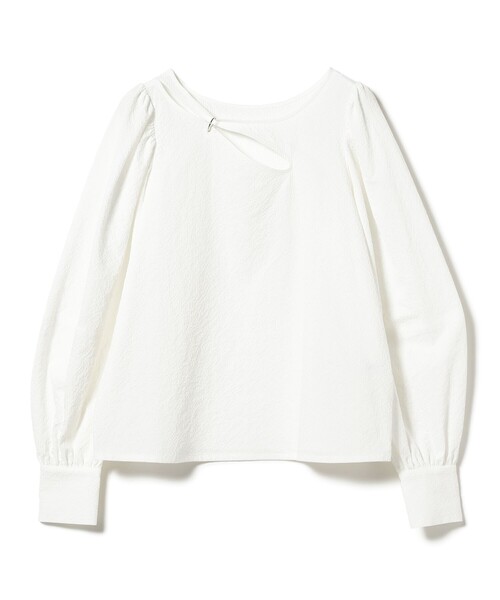 RBS（アールビーエス）の「RBS / リング パーツ スリット ブラウス（シャツ/ブラウス・レディース・ホワイト/ブラック・ONE SIZE）」の11枚目の写真