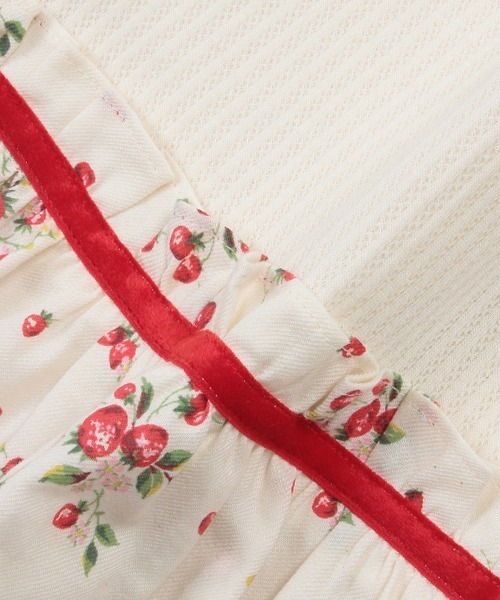 sense of wonder(センスオブワンダー)の「野イチゴ長袖バルーンワンピース【日本製】(シャツワンピース・キッズ・キナリ・80cm/90cm/100cm/110cm/120cm)」の9枚目の写真