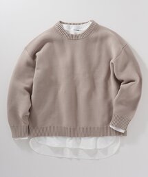 JOURNAL STANDARD relume | 【ニット+カットソーの2点SET】リサイクルポリエステル ガーターニット(ニット/セーター)