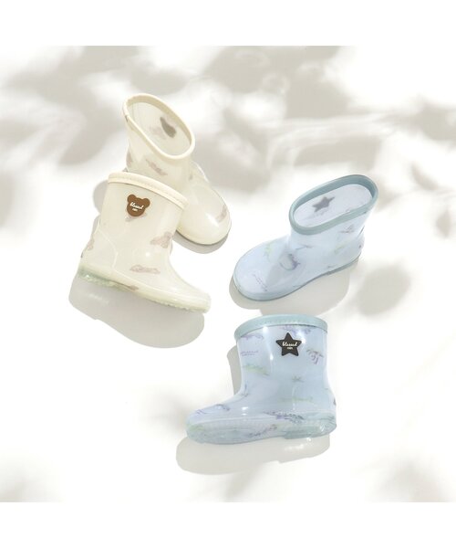 apres les cours(アプレレクール)の「BOYSレインシューズ(くま・きょうりゅう)(レインシューズ・キッズ・イエロー/ブルー・15 /17/18/16/14/19)」の3枚目の写真