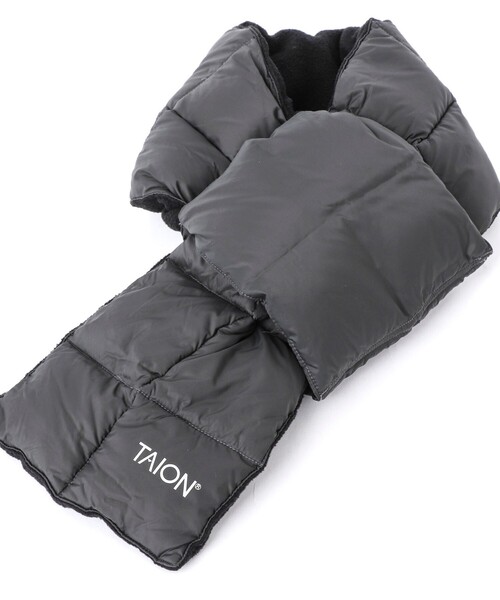 TAION(タイオン)の「【TAION/タイオン】BASIC DOWN SCARF 17 ダウンマフラー(マフラー・メンズ・ブルー/カーキ/オリーブ/チャコールグレー/ボルドー/ブラック/ネイビー/ダークグリーン・FREE)」の3枚目の写真