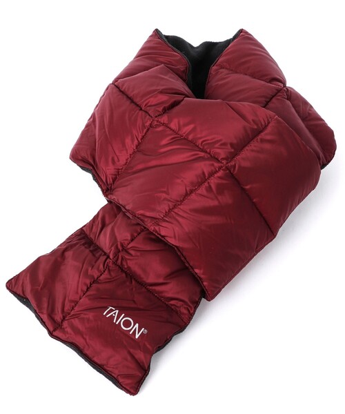 TAION(タイオン)の「【TAION/タイオン】BASIC DOWN SCARF 17 ダウンマフラー(マフラー・メンズ・ブルー/カーキ/オリーブ/チャコールグレー/ボルドー/ブラック/ネイビー/ダークグリーン・FREE)」の8枚目の写真