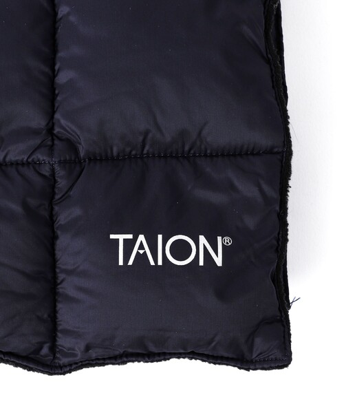 TAION(タイオン)の「【TAION/タイオン】BASIC DOWN SCARF 17 ダウンマフラー(マフラー・メンズ・ブルー/カーキ/オリーブ/チャコールグレー/ボルドー/ブラック/ネイビー/ダークグリーン・FREE)」の10枚目の写真