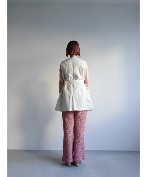 sahara(サハラ)の「Wavy Mosaic Stretch Pants(その他パンツ・レディース・ブラック/ブルー/オレンジ/レッド・FREE)」の16枚目の写真