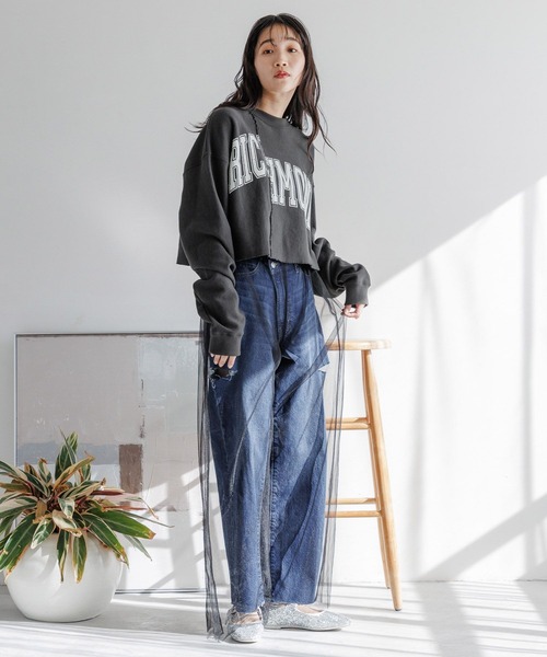 LOWRYS FARM(ローリーズファーム)の「アソートレイヤードパンツ 104210(その他パンツ・レディース・ブラック/ブラック系その他/ベージュ/アイボリー・FREE)」の6枚目の写真