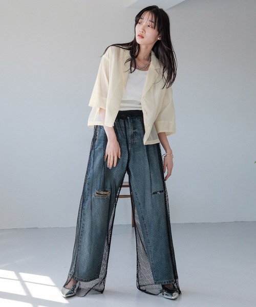 LOWRYS FARM(ローリーズファーム)の「アソートレイヤードパンツ 104210(その他パンツ・レディース・ブラック/ブラック系その他/ベージュ/アイボリー・FREE)」の11枚目の写真