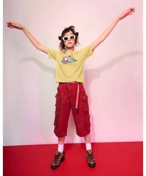 セール】【8】【it】【Little sunny bite】Ren & Stimpy tee（T