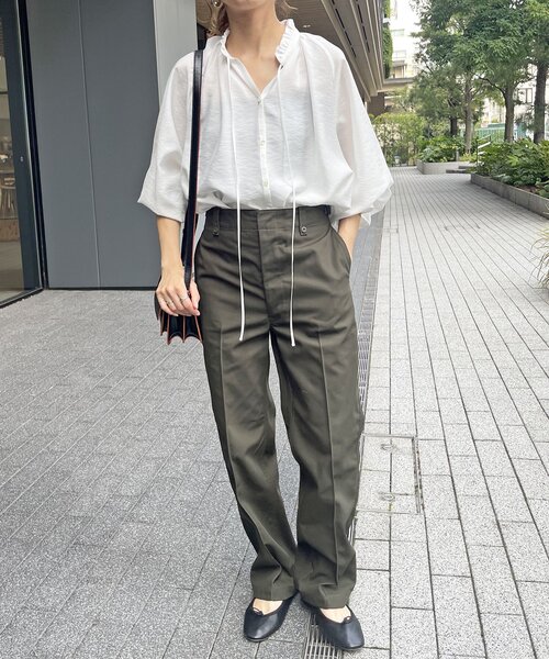 セール】≪追加2≫ハイブリットフリルカラーボリュームスリーブ