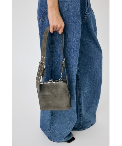 MOUSSY（マウジー）の「CLASP EYELET SHOULDER バッグ（ショルダーバッグ・レディース・グレー/ブラック・FREE）」の21枚目の写真
